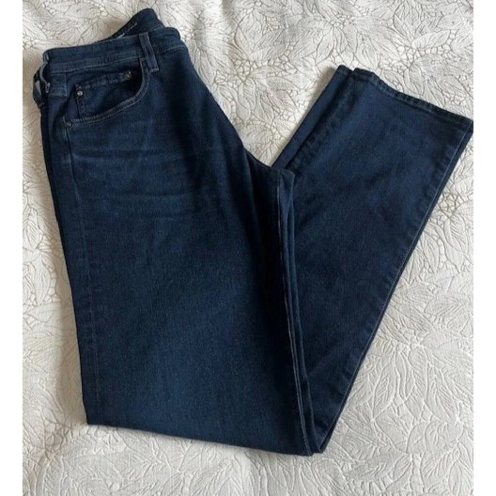 AG Adriano Goldschmied OWENS Dark Wash Mens 34X34 Straight Leg Jeans - Picture 4 of 16